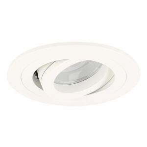 Spot LED encastrable Argenta rond 7W 2700K blanc IP65 dimmable orientable