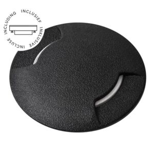 Spot au sol Ceci 2 noir rond IP67 incluse GX53 3W 3000K/4000K/6500K