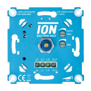 Variateur LED 0,3-150 Watt  Encastrable 230V Coupure De Phase Descendante