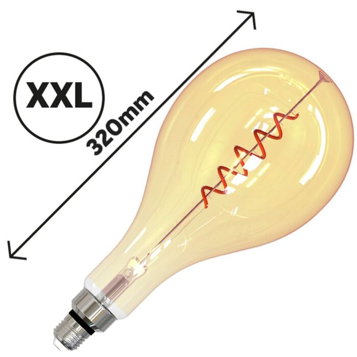 Ampoule LED Connectée E27 Globe Retro Gold XXL Tint