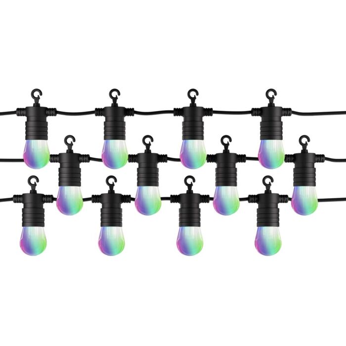 Guirlandes lumineuses LED Connectées Stella RGBW Tint 12 ampoules