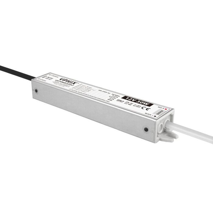 Transformateur LED 12 V 2,5A Max. 30 watts IP67