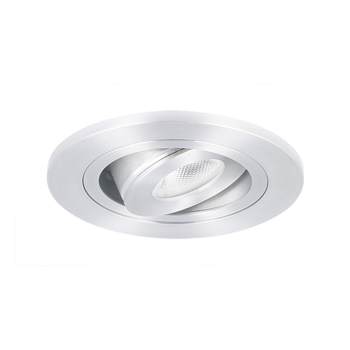  Spot  LED  encastrable  Monza extra  plat  rond acier 